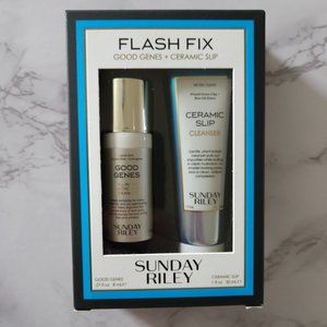 NEW Sunday Riley Flash Fix Kit
